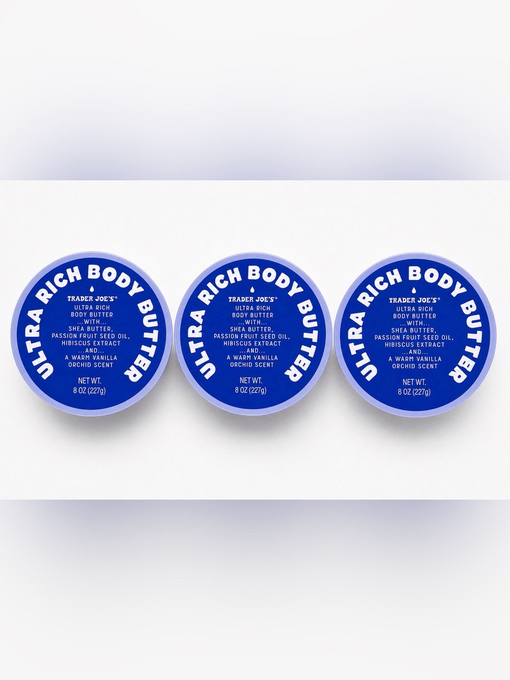 Trader Joe's Ultra Rich Body Butter - Blue Jar